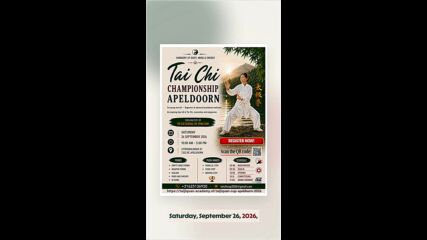 Tai Chi Cup Apeldoorn 2026