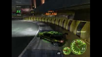 Nfsu2 Drift 1 Lap 