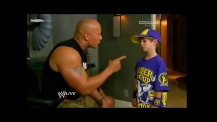 The Rock Talks to _john Cena_ And talks about The Miz 3.14.1