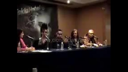 Tokio Hotel - Mexico 10.11.09 Rueda de Prensa Part 1 
