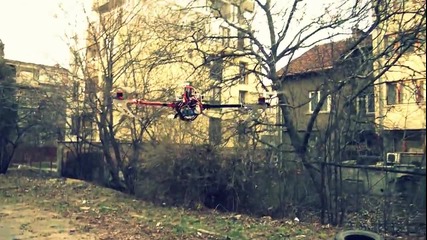 Уникално! Quadcopter направен от български ученици!!!