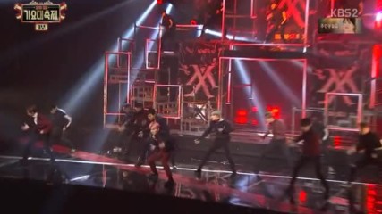 409.1229-5 Monsta X - Fighter + All In, 2016 Kbs Song Festival (291216)