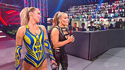 Asuka is confronted by Mickie James, Natalya and Lana: Raw, Aug. 31, 2020