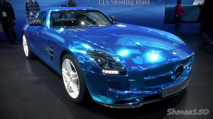 Mercedes Sls Amg Electric Drive - World Premiere at Paris 2012