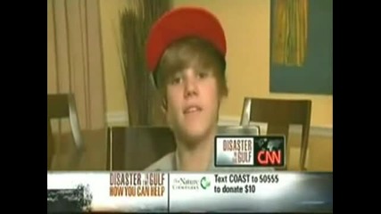 Justin Bieber on The larry king live telethon on Cnn 