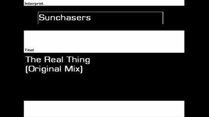 Sunchasers - The Real Thing(original Mix)