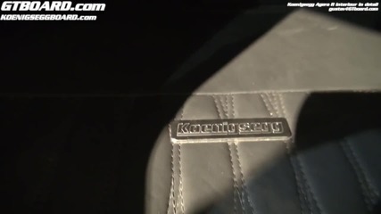 Koenigsegg Agera R interiour in detail