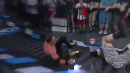 Over the Top Rope No Handed Somersault Senton - Aj Styles
