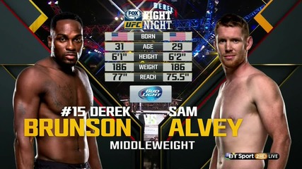 Sam Alvey vs Derek Brunson (ufc Fight Night 73, 08.08.2015)