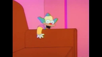 The Simpsons - Холмър си играе с кукла на клоунът Кръсти