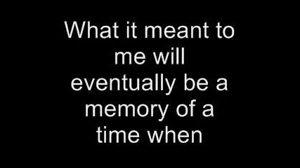 Linkin Park - In The End (lyrics)