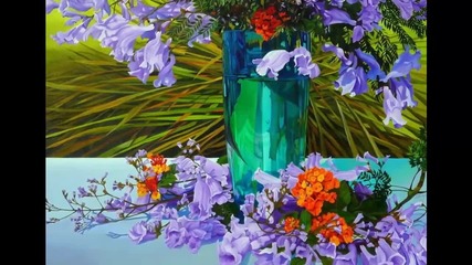 Неувяхваща красота...(flowers in the art) ...(music Giovanni Marradi)... ...