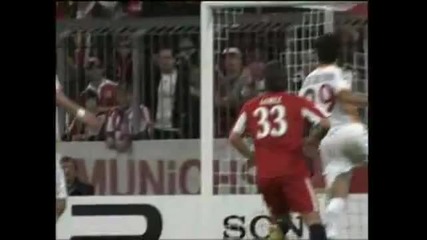 Байерн Мюнхен 2:0 Рома ( Красив гол на Томас Мюллер ) 