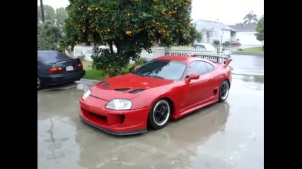 Supra Twin Turbo Revving 2jz 