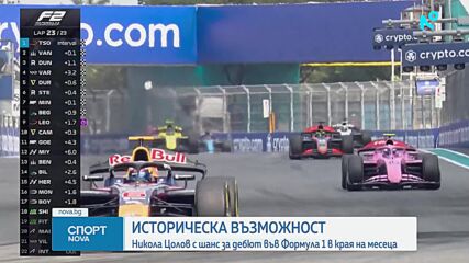 Историческo! Никола Цолов пред дебют във Формула 1 още през октомври
