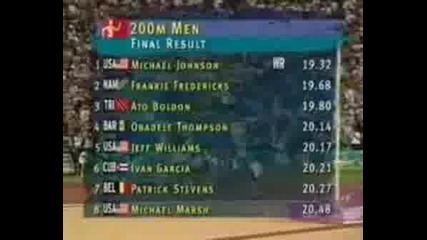 1996 Olympics 200m