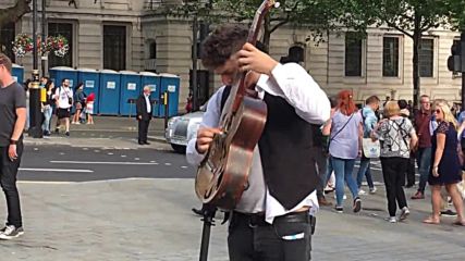 Rodrigo Adagio Tom Ward - Busking in the Streets of London Uk