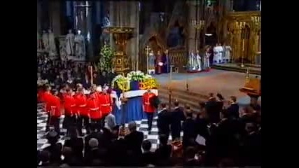 Princess Dianas Funeral Part 14 The Journey to the Catafalque & I Vow to Thee My Country 