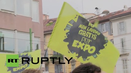 Italy: Clashes in Milan as leftist students rail against Expo Milano 2015