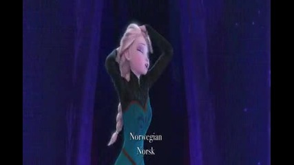 Frozen - Let It Go Multi-language Full Sequence