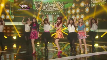 Snsd [ T T S ] - Twinkle [goodbye stage] @ Music Bank (01.06.2012)