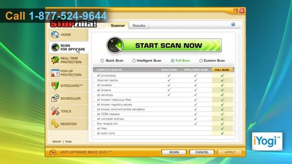 Scan your Windows® Vista - based Pc using Stopzilla® anti - spyware 