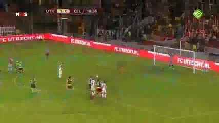 Fc Utrecht Vs Celtic 4 - 0 [4 - 2 On Aggregate] - All Goals & Match Highlights - August 26 2010