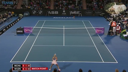 Caroline Wozniacki vs Christina Mchale [auckland 2016 Highlights]