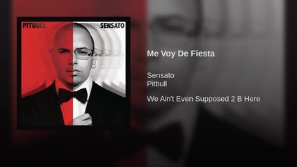 Sensato featt Pitbull - Me Voy De Fiesta (we Ain't Even Supposed 2 B Here - El Album)