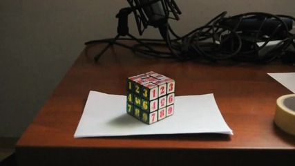 Илюзия с кубче на рубик !