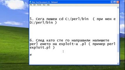 Как се стартирва Perl Exploit ? 
