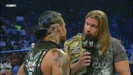 Wwe Smackdown 09.12.2008 - Jeff Hardy Confronts Triple H 