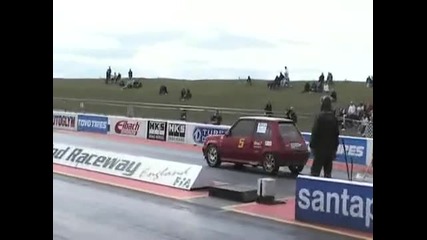 Renault 5 gt turbo 450 hp Gianni Santi Record 11.1 130.63 mph world record 