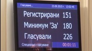 184 депутати подкрепиха конституционните промени