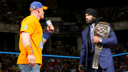 Jinder Mahal to face John Cena on SmackDown LIVE this Tuesday