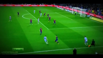 Барселона - Осасуна 5:1 4 гола на Лионел Меси 27.01.2013