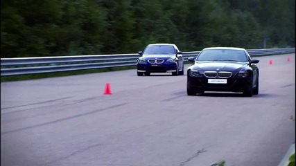 Moskow Unlim: Bmw M5 vs Bmw M6