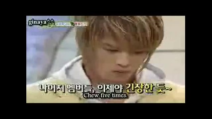 Dbsk Vs Super Junior!eating pepper contest 