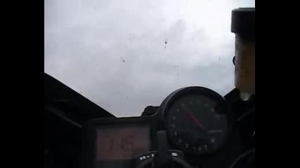 303 km h on Motorcycle 