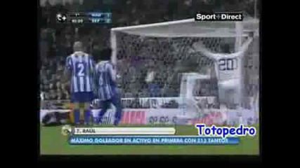 Реал Мадрид - Депортиво 1:0 Раул Гол