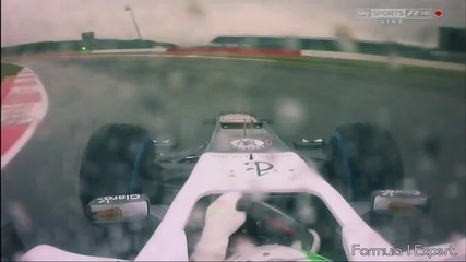 F1 Гран при на Великобритания 2012 - избрани моменти от квалификациите 2 [hd]