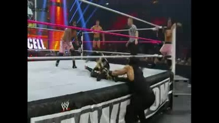Cody Rhodes & Goldust vs. The Usos vs. Roman Reings & Seth Rollins - Ад в клетка 2013 27.10.2013