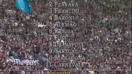 1989 Napoli v Weder Bremen