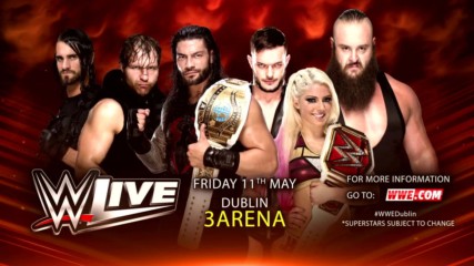 WWE Live action returns to Ireland this May