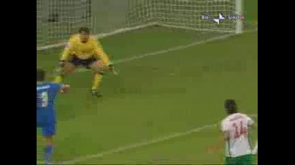 Италия 1 - 0 България Grosso гол