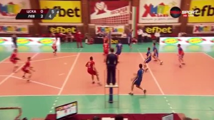 ВК ЦСКА - ВК Левски 3:2 /21:25, 22:25, 25:13, 33:31, 15:10/