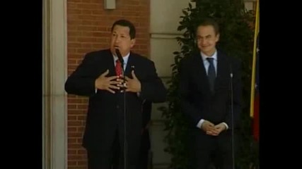 Чавес Се Сдобри С Испанския Крал