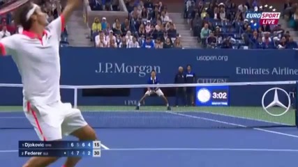 Novak Djokovic vs Roger Federer - Highlights Us Open 2015 ~~ Final