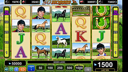 50 Horses - Slot Machine - 50 Lines + Bonus games