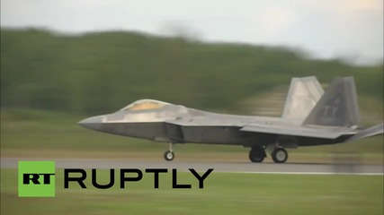 Estonia: US F-22 Raptor fighters land at Amari base